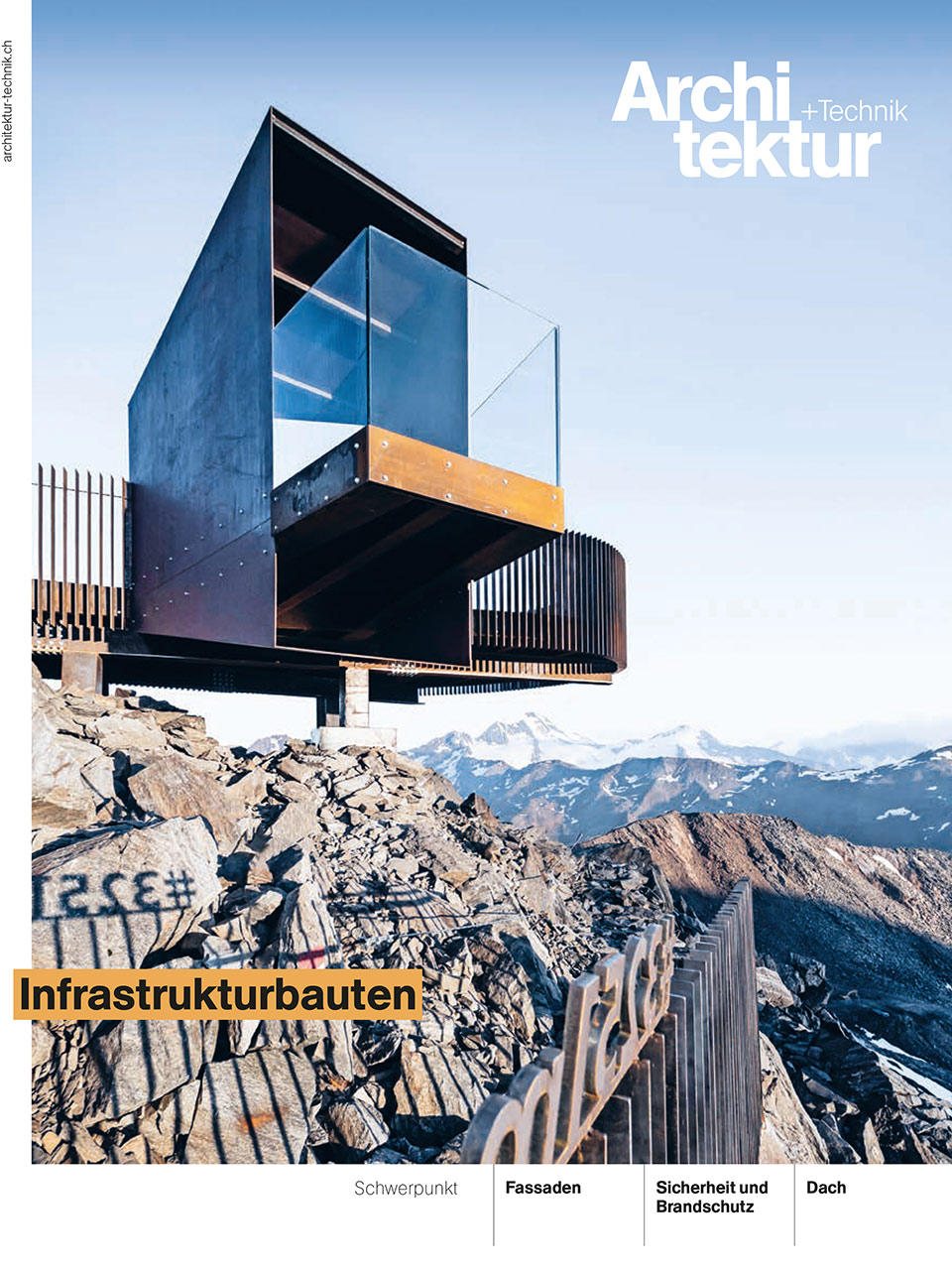 Achitektur + Technik, Titelblatt von Ausgabe 12-2021
