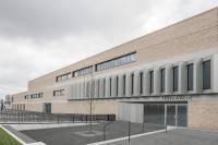 Neubau Feuerwehrtechnisches Zentrum Nordhausen, Ansicht Nord, Haupteingang Neubau Feuerwehrtechnisches Zentrum Nordhausen, Ansicht Nord, Haupteingang