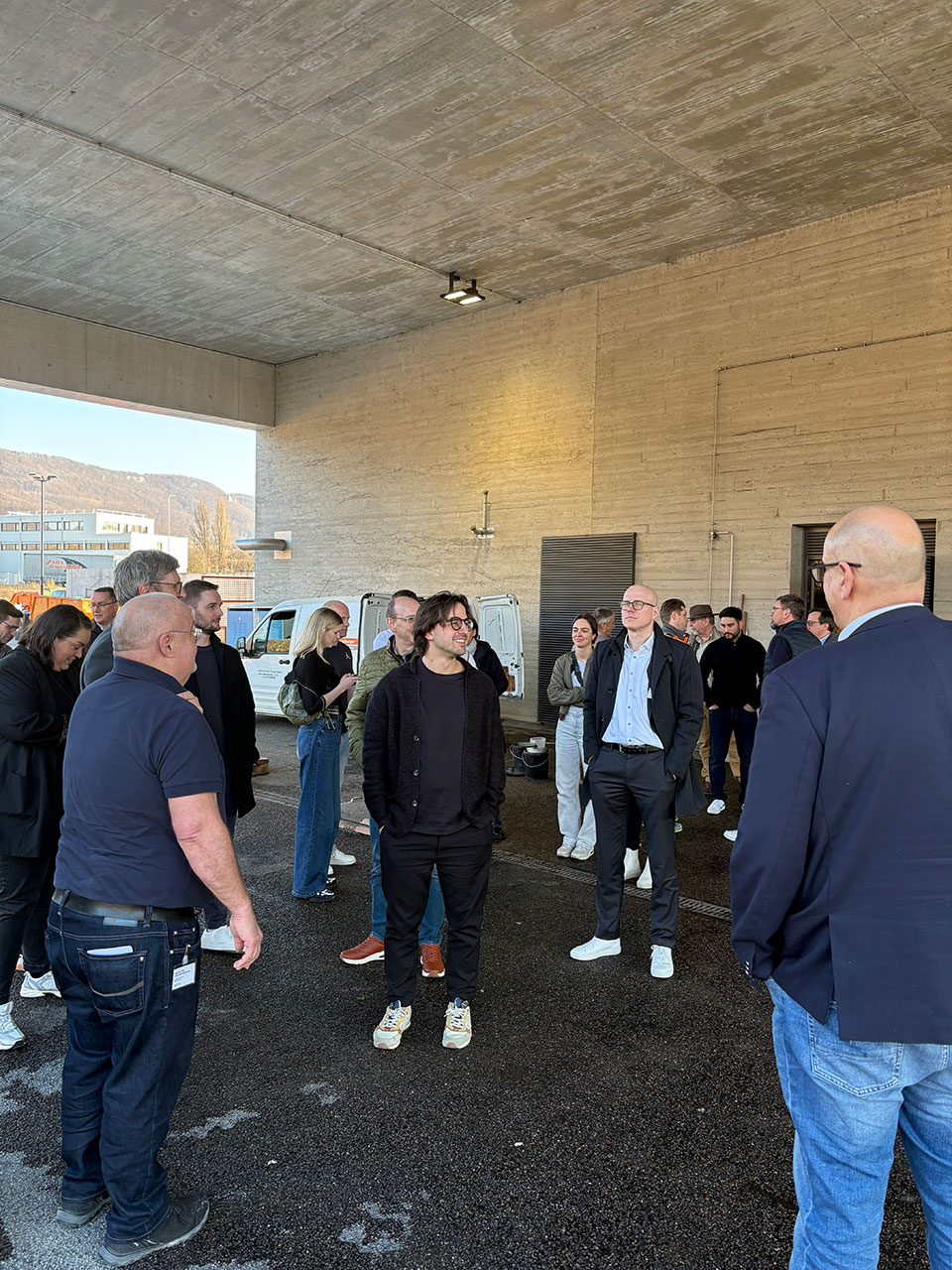 IZB Seminar, Neubau Feuerwehr und Bauhof Metzingen, Rundgang