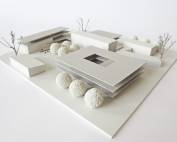 Sanierung und Erweiterung Julius-Leber-Schule Breisach, Spatenstich, Modell