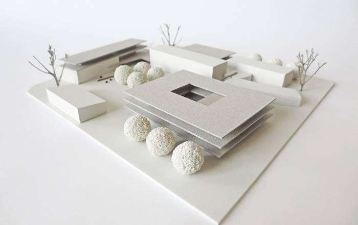 Sanierung und Erweiterung Julius-Leber-Schule Breisach, Spatenstich, Modell