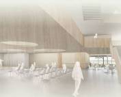 Neubau Gymnasium Cadolzburg, Innenperspektive