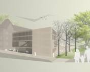 Neu- und Erweiterungsbau Königin Katharina-Stift Stuttgart, Perspektive