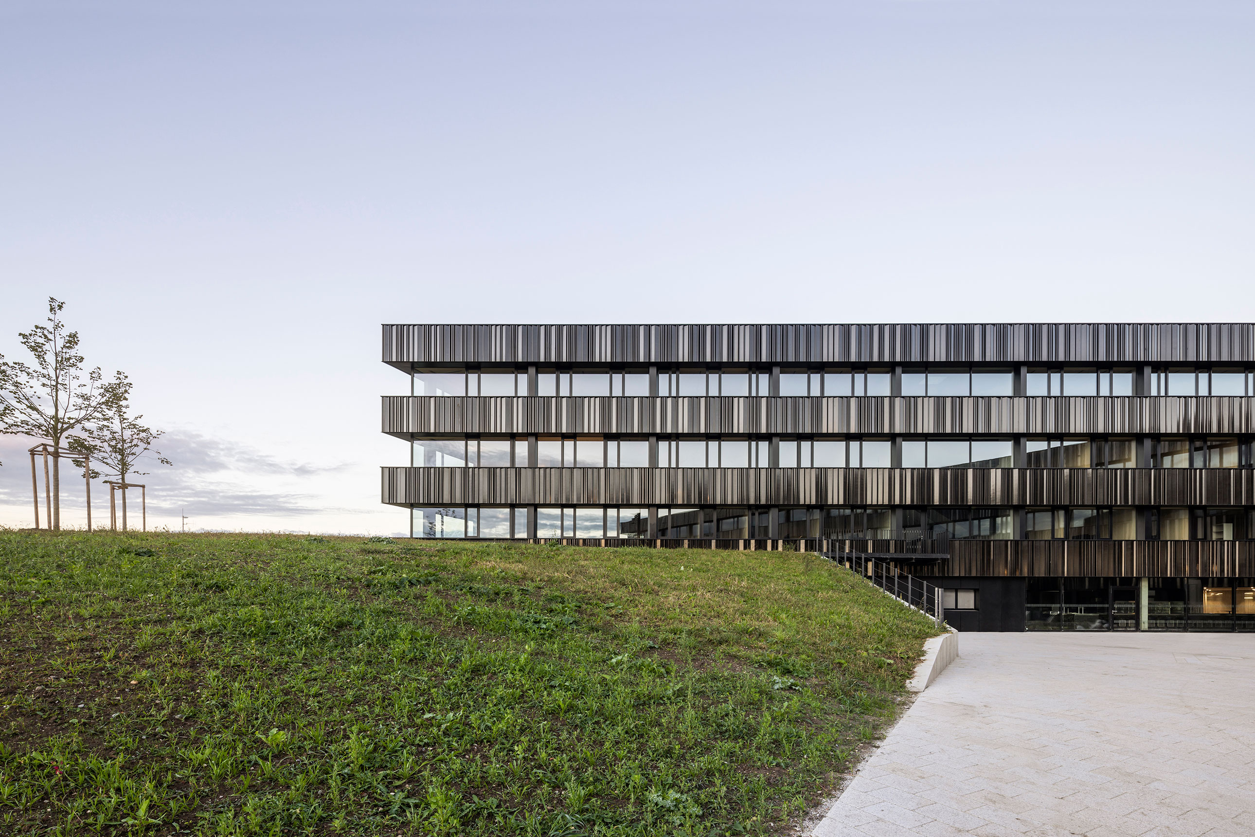 Neubau Landratsamt Landshut, Ansicht Ost